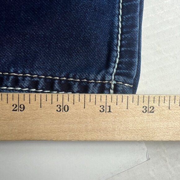 Grace In LA Jeans Women Plus 42x31* P Straight High Rise Blue Faded Denim Tag 22 - Picture 12 of 16